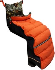 Aliet kørepose med høj ryg og plads til hofteseler fra Tuluna